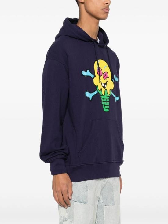 Icecream ICECREAM Women Hoodies IC23447 NAVY Blue Size S / US 4 / IT 40 - 2 Thumbnail