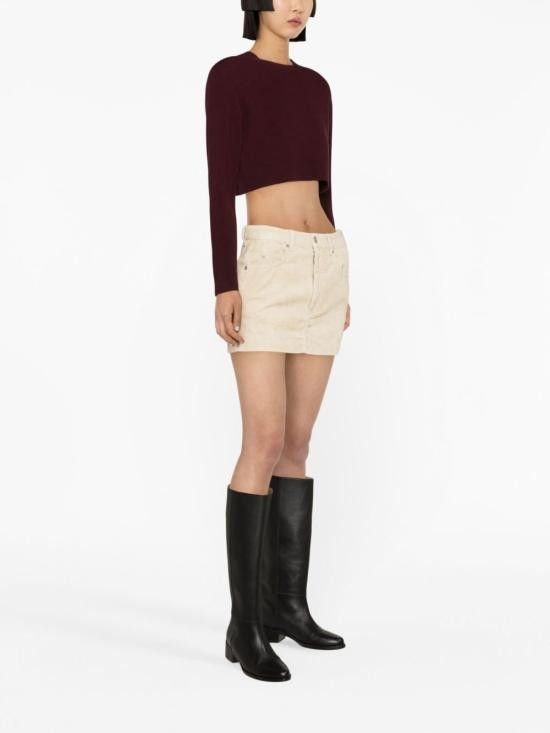 Isabel Marant Etoile ISABEL MARANT ETOILE Women Mid Skirts JU0072FA A3G18E RANIA90BE Beige Size 27" / US 4 / IT 40 - 3 Thumbnail