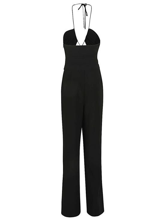 Jonathan Simkhai JONATHAN SIMKHAI Women Jumpsuits 2235006A BLACK Black Size 27" / US 4 / IT 40 - 2 Thumbnail