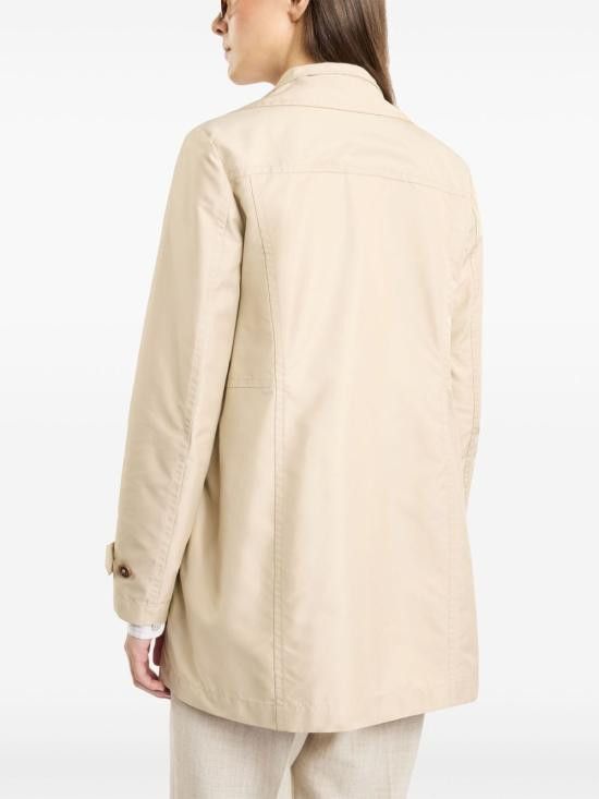Fay FAY Women Coats NAW59503060 AXXC003 Beige Size L / US 10 / IT 46 - 6 Thumbnail