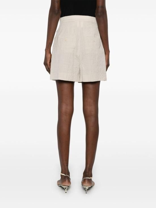 Max Mara MAX MARA Women Shorts & Burmudas 11141033600 001 Beige Size 27" / US 4 / IT 40 - 2 Thumbnail