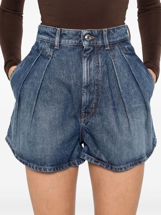 Sportmax SPORTMAX Women Shorts & Burmudas 12141032600 005 Blue Size 26" / US 2 / IT 38 - 2 Thumbnail