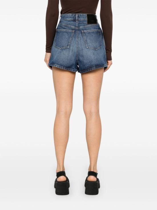Sportmax SPORTMAX Women Shorts & Burmudas 12141032600 005 Blue Size 27" / US 4 / IT 40 - 5 Thumbnail