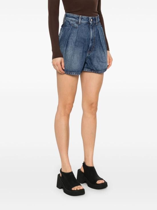 Sportmax SPORTMAX Women Shorts & Burmudas 12141032600 005 Blue Size 27" / US 4 / IT 40 - 3 Thumbnail