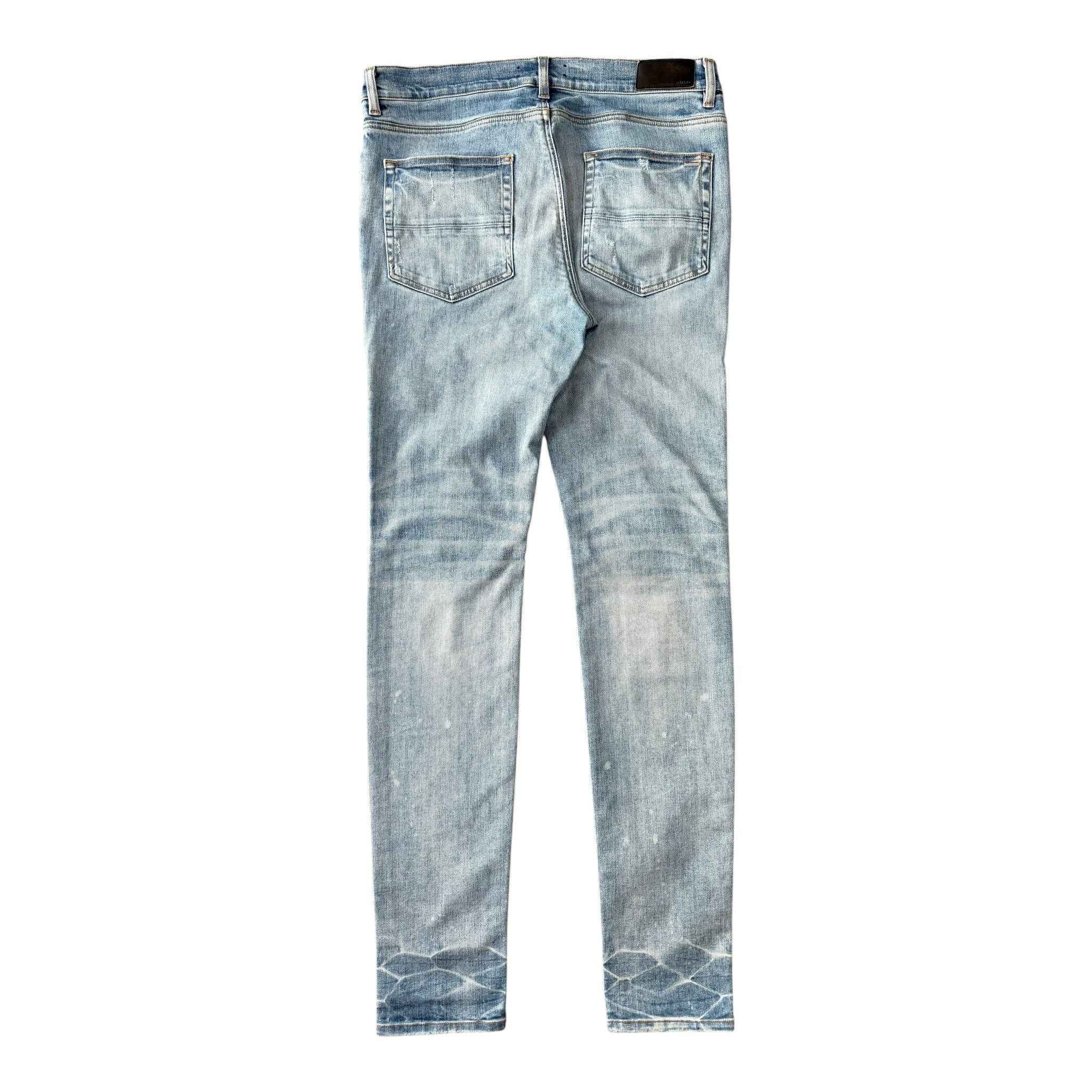Amiri Amiri MX1 Baby Blue Bandana Jeans Clay Indigo (Amiri Exclusi