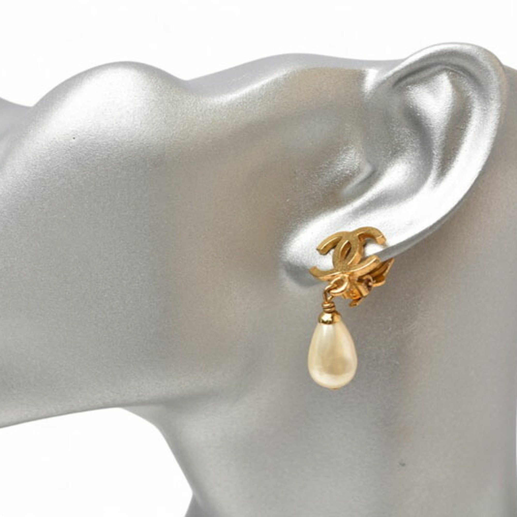Chanel Chanel Coco Mark earring Size ONE SIZE - 7 Thumbnail