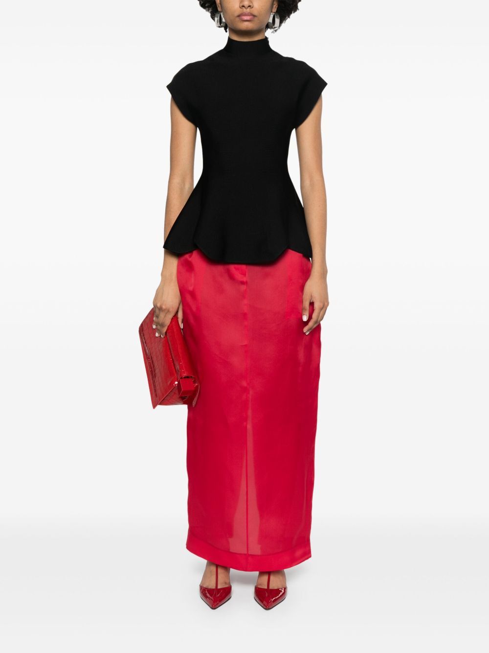 KHAITE LUCIAN SILK SKIRT Size 25" / US 0 / IT 36 - 3 Thumbnail