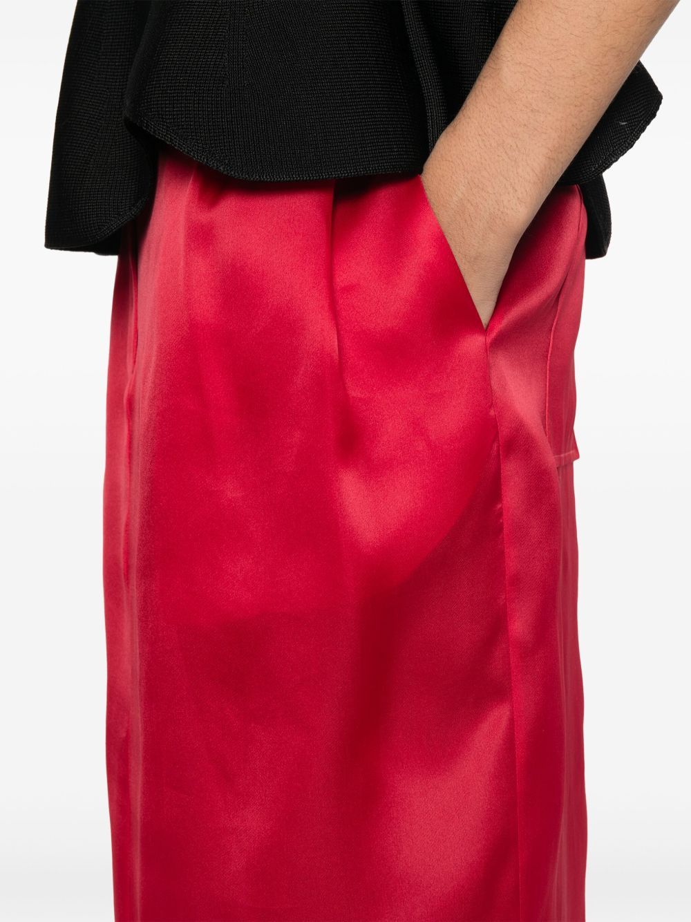 KHAITE LUCIAN SILK SKIRT Size 25" / US 0 / IT 36 - 4 Thumbnail