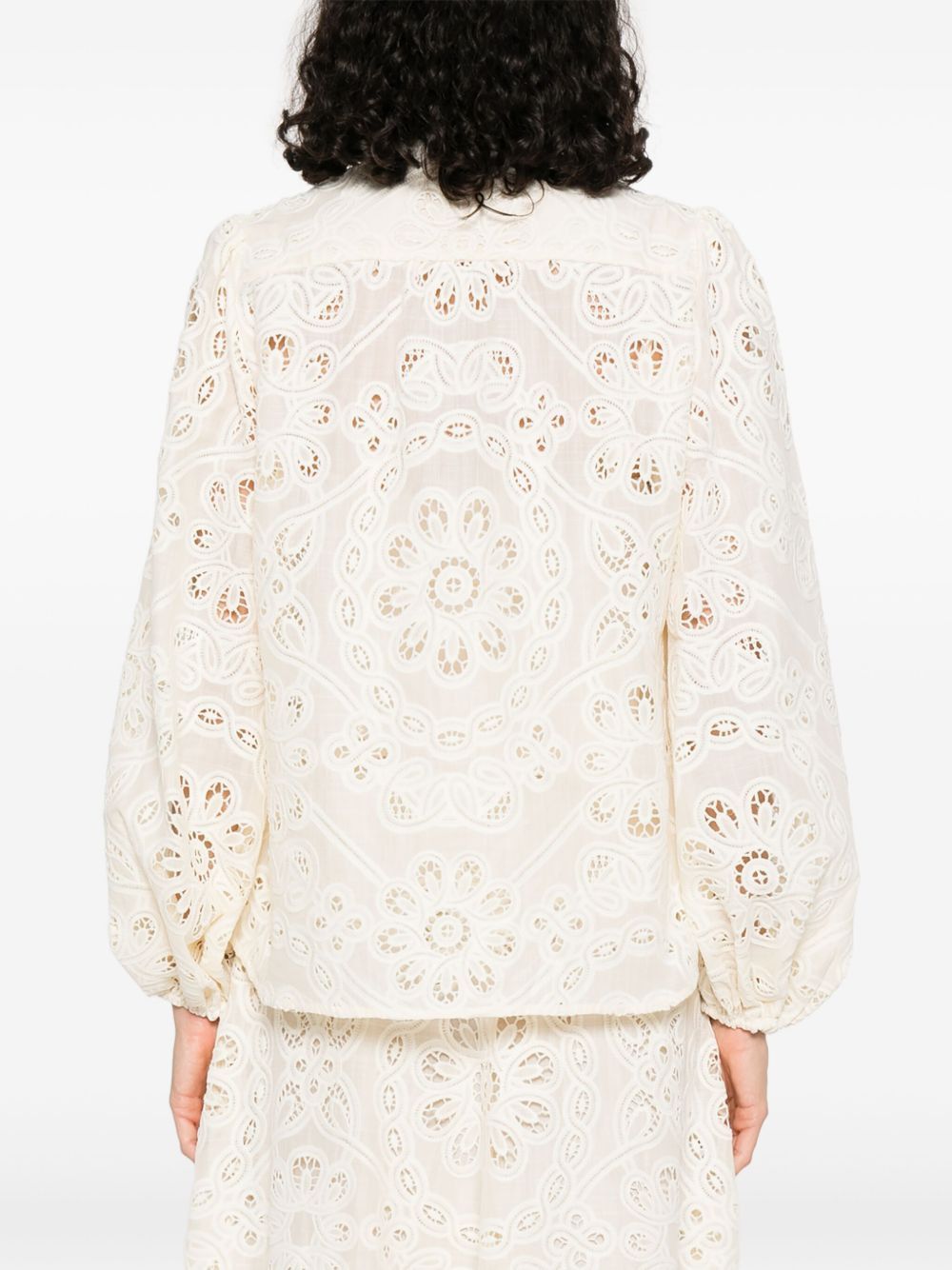 Zimmermann RHIANNON EMBROIDERED BLOUSE Size M / US 6-8 / IT 42-44 - 3 Thumbnail