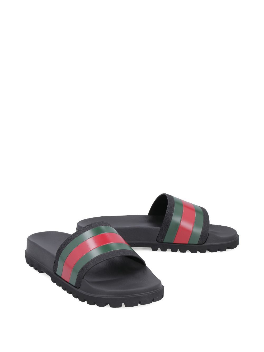 Gucci WEB DETAIL POOL SLIDES Size US 8 / EU 41 - 4 Thumbnail