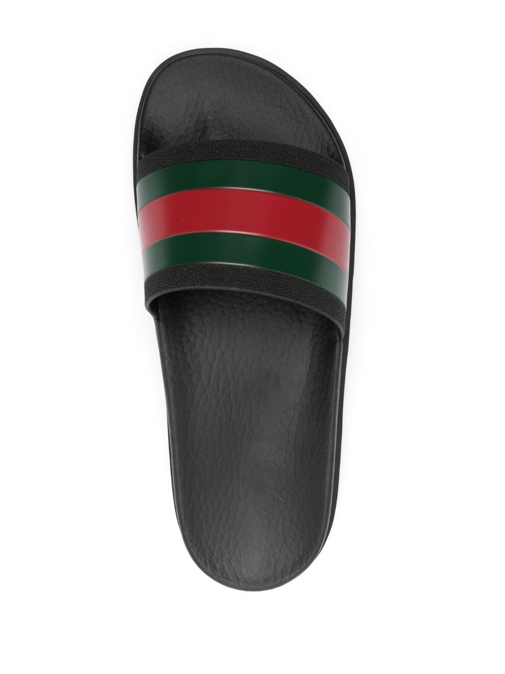Gucci WEB DETAIL POOL SLIDES Size US 8 / EU 41 - 2 Thumbnail