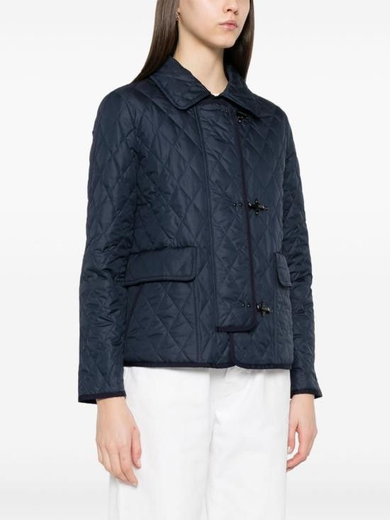 Fay FAY Women Jackets NAW22504460 XBLU820 Blue Size S / US 4 / IT 40 - 4 Thumbnail