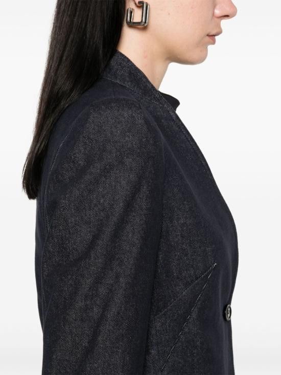 Max Mara MAX MARA Women Jackets 11041093600 001 Blue Size M / US 6-8 / IT 42-44 - 3 Thumbnail