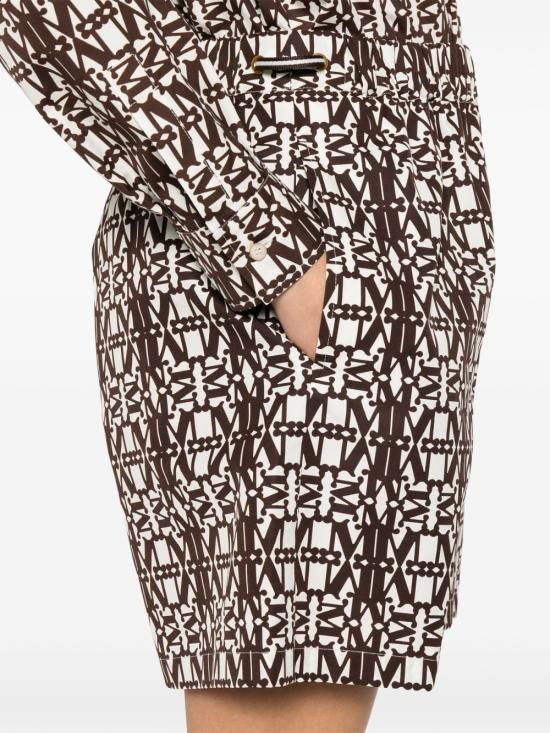 Max Mara MAX MARA Women Shorts & Burmudas 11141032600 003 Brown Size 25" / US 0 / IT 36 - 4 Thumbnail