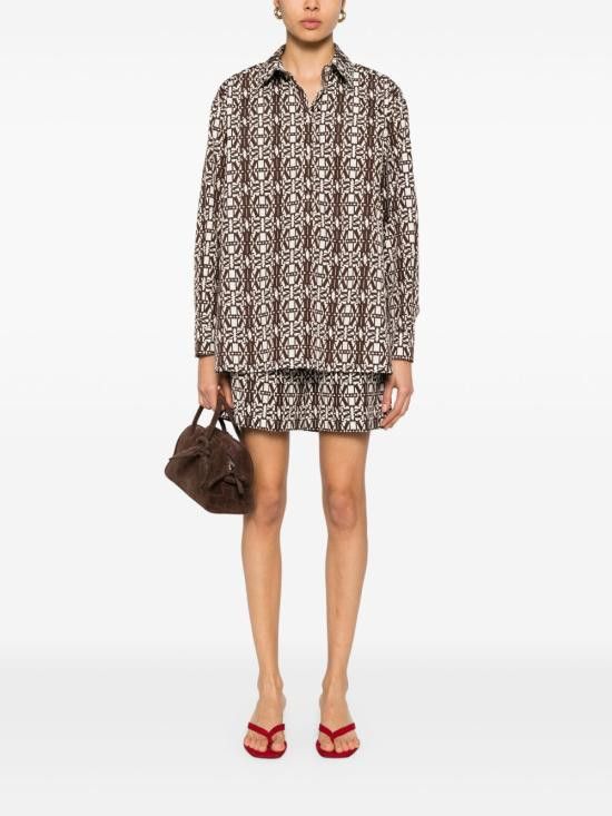 Max Mara MAX MARA Women Shorts & Burmudas 11141032600 003 Brown Size 26" / US 2 / IT 38 - 3 Thumbnail