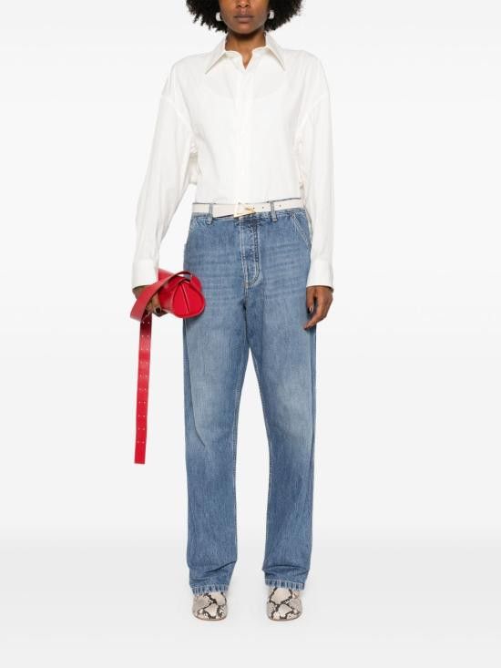Bottega Veneta BOTTEGA VENETA Women Denim Pants 793538 V42W04715 Blue Size 27" / US 4 / IT 40 - 2 Thumbnail