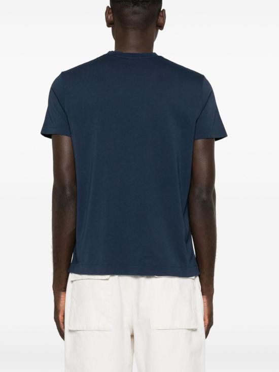 Finamore FINAMORE Men T-Shirts POSITANO 14 Blue Size US L / EU 52-54 / 3 - 5 Thumbnail