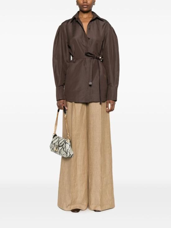 Max Mara MAX MARA Women Jackets 11191039600 002 Brown Size M / US 6-8 / IT 42-44 - 2 Thumbnail