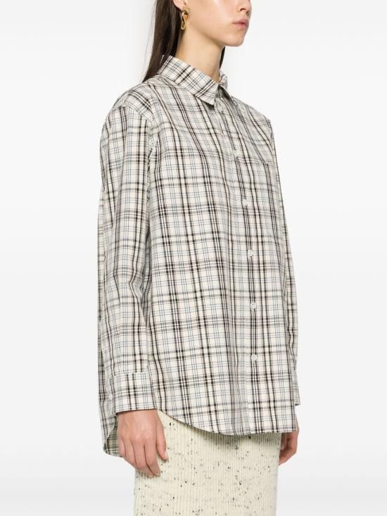 Bottega Veneta BOTTEGA VENETA Women Shirts 799535 V4DB09006 White Size S / US 4 / IT 40 - 5 Thumbnail