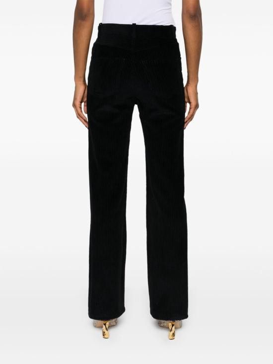 Bottega Veneta BOTTEGA VENETA Women Straight Pants 792955 V4CY04246 Blue Size 28" / US 6 / IT 42 - 3 Thumbnail