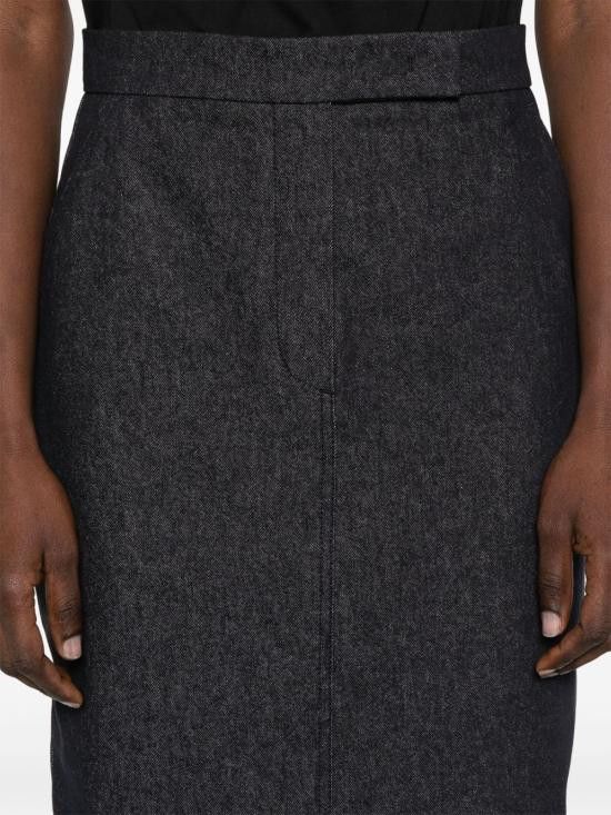 Max Mara MAX MARA Women Mid Skirts 11101013600 001 Blue Size 30" / US 8 / IT 44 - 3 Thumbnail