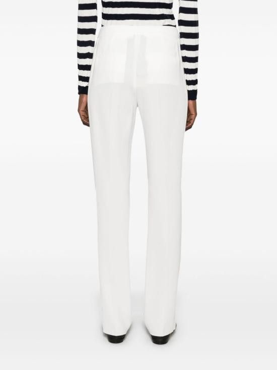 Max Mara MAX MARA Women Straight Pants 11131024600 010 White Size 26" / US 2 / IT 38 - 2 Thumbnail