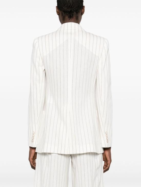 Max Mara MAX MARA Women Jackets 11911022600 001 White Size S / US 4 / IT 40 - 5 Thumbnail