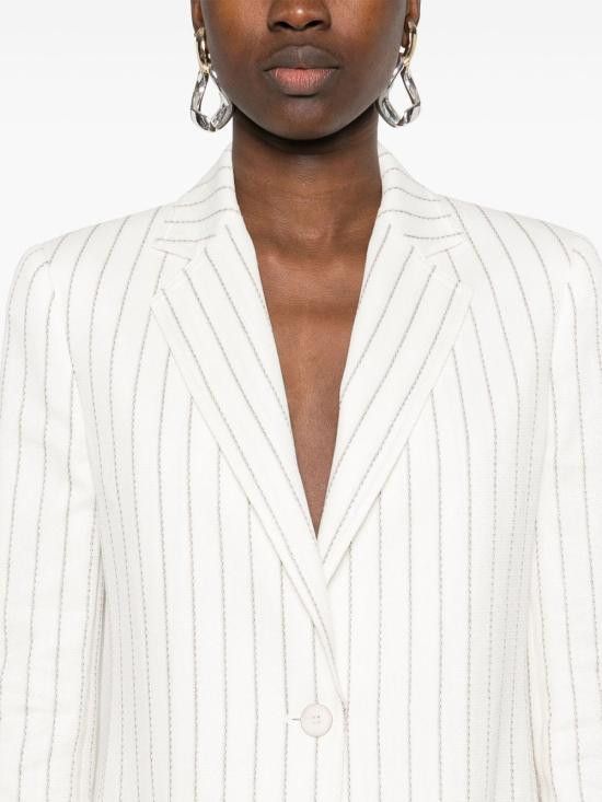 Max Mara MAX MARA Women Jackets 11911022600 001 White Size M / US 6-8 / IT 42-44 - 4 Thumbnail