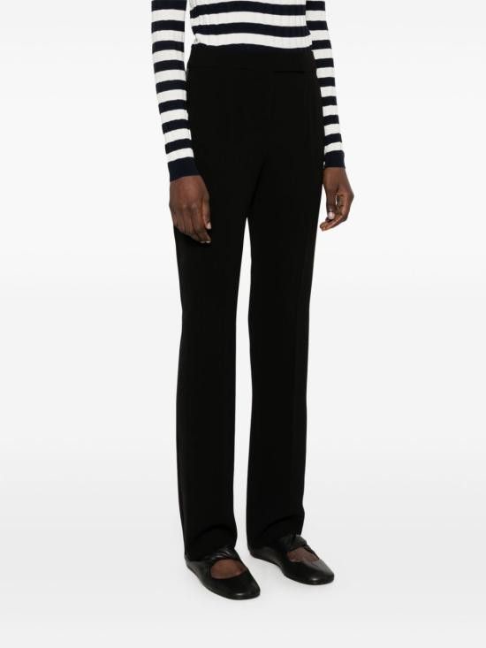 Max Mara MAX MARA Women Straight Pants 11131024600 004 Black Size 28" / US 6 / IT 42 - 3 Thumbnail