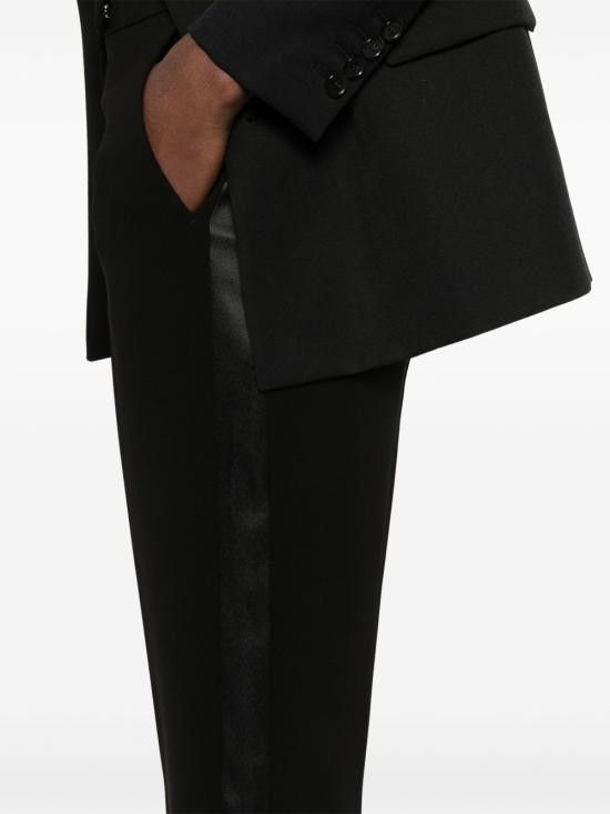 Max Mara MAX MARA Women Straight Pants 11131024600 004 Black Size 30" / US 8 / IT 44 - 4 Thumbnail