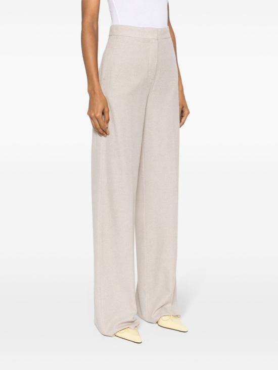 Max Mara MAX MARA Women Straight Pants 11781022600 001 White Size 30" / US 8 / IT 44 - 2 Thumbnail
