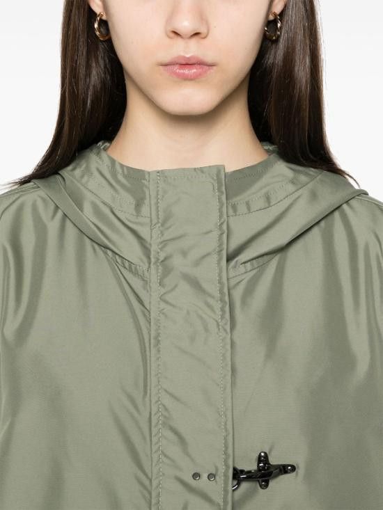 Fay FAY Women Bubble Jackets NAW12503240 AXXV408 Green Size M / US 6-8 / IT 42-44 - 4 Thumbnail