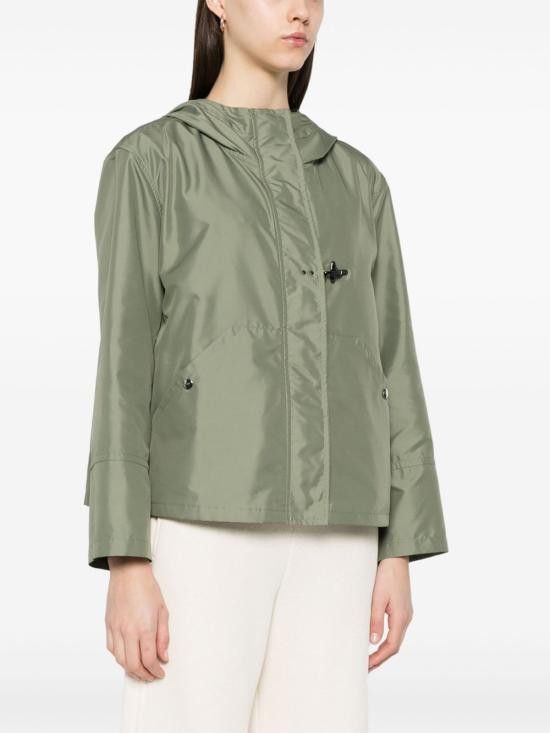 Fay FAY Women Bubble Jackets NAW12503240 AXXV408 Green Size M / US 6-8 / IT 42-44 - 2 Thumbnail
