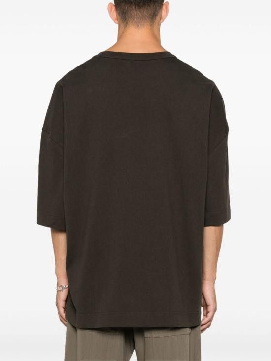 Lemaire LEMAIRE Men T-Shirts TO1290 LJ1022495 Brown Size US M / EU 48-50 / 2 - 4 Thumbnail