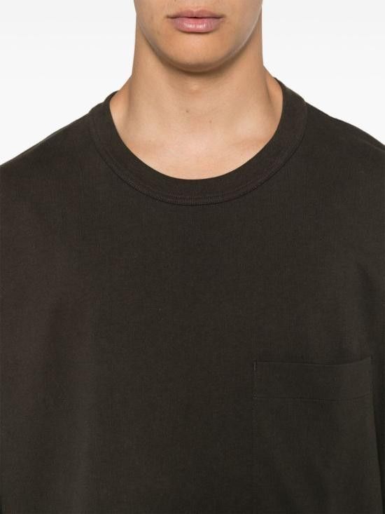 Lemaire LEMAIRE Men T-Shirts TO1290 LJ1022495 Brown Size US M / EU 48-50 / 2 - 2 Thumbnail