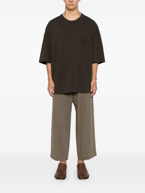 Lemaire LEMAIRE Men T-Shirts TO1290 LJ1022495 Brown Size US XL / EU 56 / 4 - 5 Thumbnail