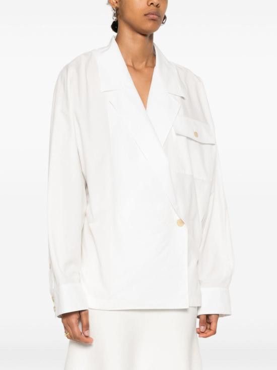 KHAITE KHAITE Women Shirts 2357148 100 White Size S / US 4 / IT 40 - 2 Thumbnail