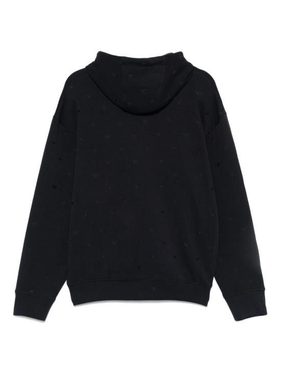 Emporio Armani EMPORIO ARMANI Women Hoodies EM001402 AF10013FB234 Blue Size S / US 4 / IT 40 - 2 Thumbnail