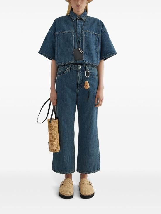 Jil Sander JIL SANDER Women Shirts J40DL0157 J45291420 Blue Size M / US 6-8 / IT 42-44 - 3 Thumbnail