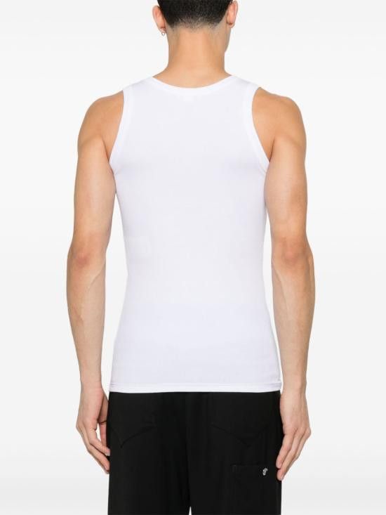 ALEXANDER MCQUEEN Men T-Shirts 815098 QXAA99000 White