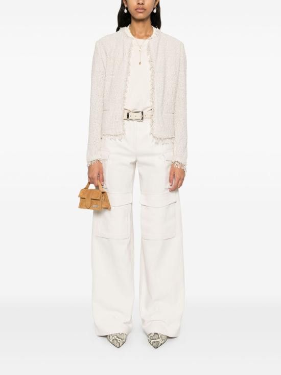 Iro IRO Women Straight Pants POLINA WP23ECR02 Beige Size 25" / US 0 / IT 36 - 4 Thumbnail