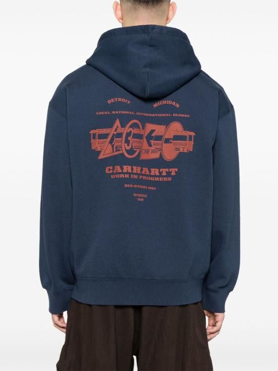Carhartt Wip CARHARTT WIP Men Hoodies I034414 2NY06 Blue Size US XL / EU 56 / 4 - 4 Thumbnail