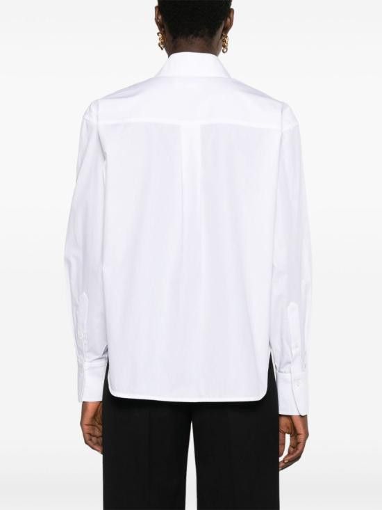Victoria Beckham VICTORIA BECKHAM Women Shirts 1124WSH005238A WHITE White Size M / US 6-8 / IT 42-44 - 4 Thumbnail
