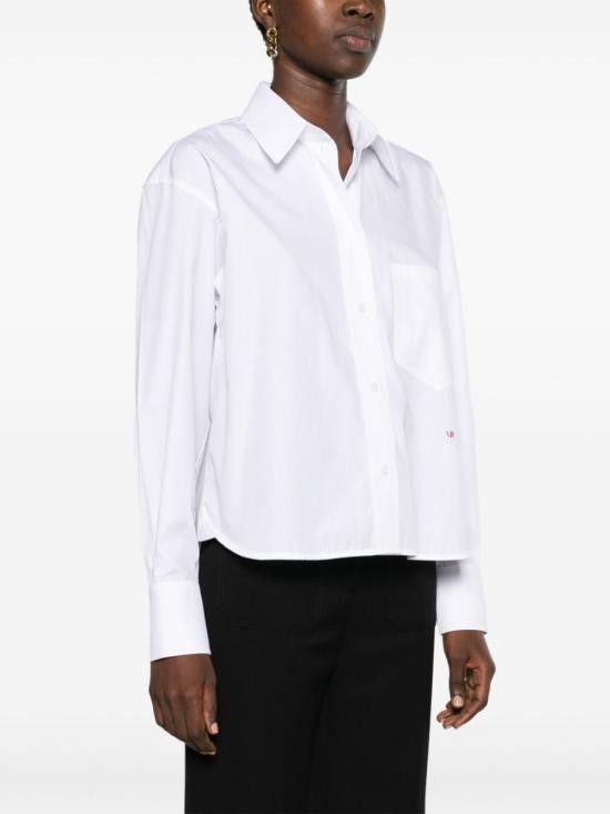 Victoria Beckham VICTORIA BECKHAM Women Shirts 1124WSH005238A WHITE White Size M / US 6-8 / IT 42-44 - 5 Thumbnail