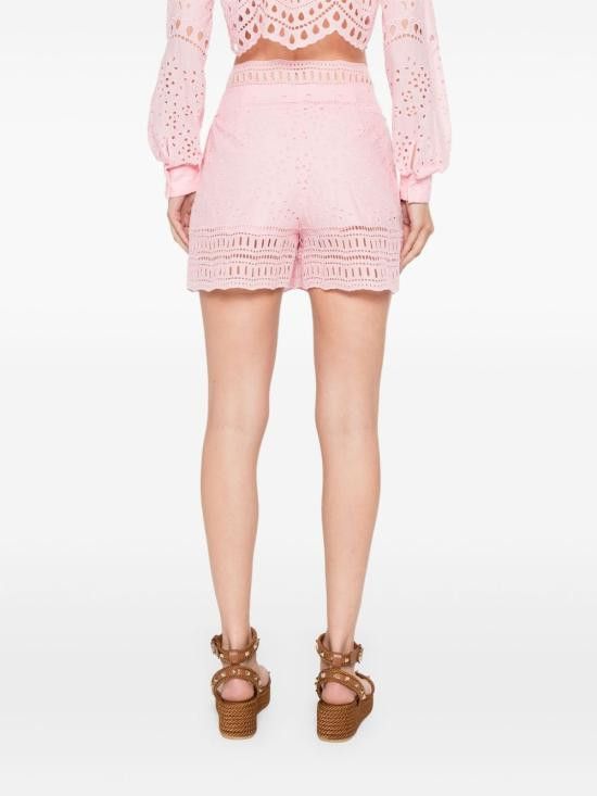Ermanno Scervino ERMANNO SCERVINO Women Shorts & Burmudas D464P602 RXT42808 Pink Size 26" / US 2 / IT 38 - 2 Thumbnail