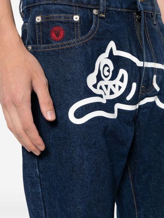 Icecream ICECREAM Men Denim Pants ICD001 INDIGO Blue Size US 32 / EU 48 - 4 Thumbnail