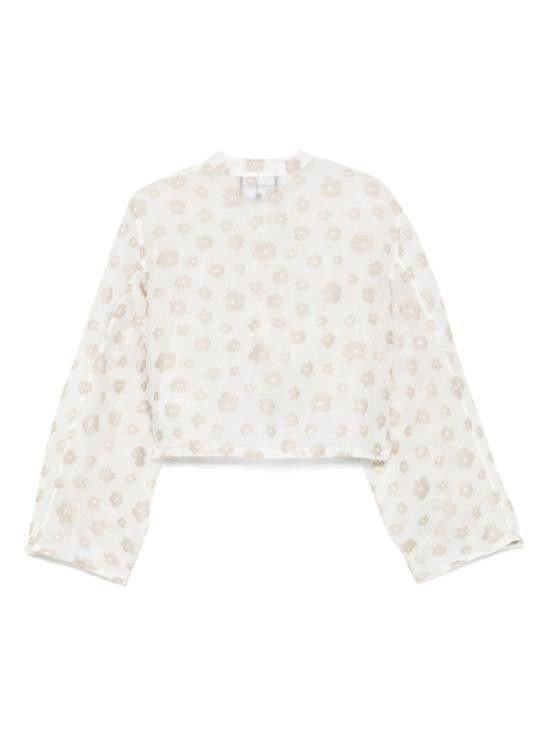 Emporio Armani EMPORIO ARMANI Women Shirts EW000646 AF12641F0009 White Size L / US 10 / IT 46 - 2 Thumbnail