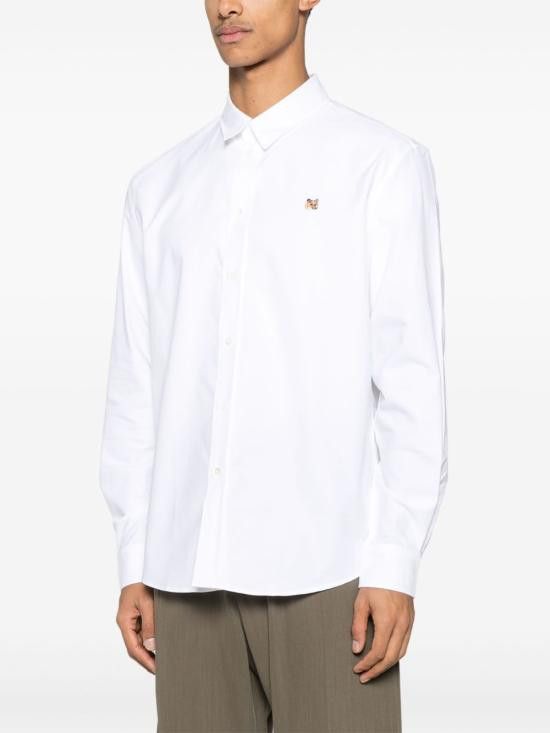 Maison Kitsune MAISON KITSUNE Men Long Tops MM00408 WC5012P100 White Size US XL / EU 56 / 4 - 2 Thumbnail