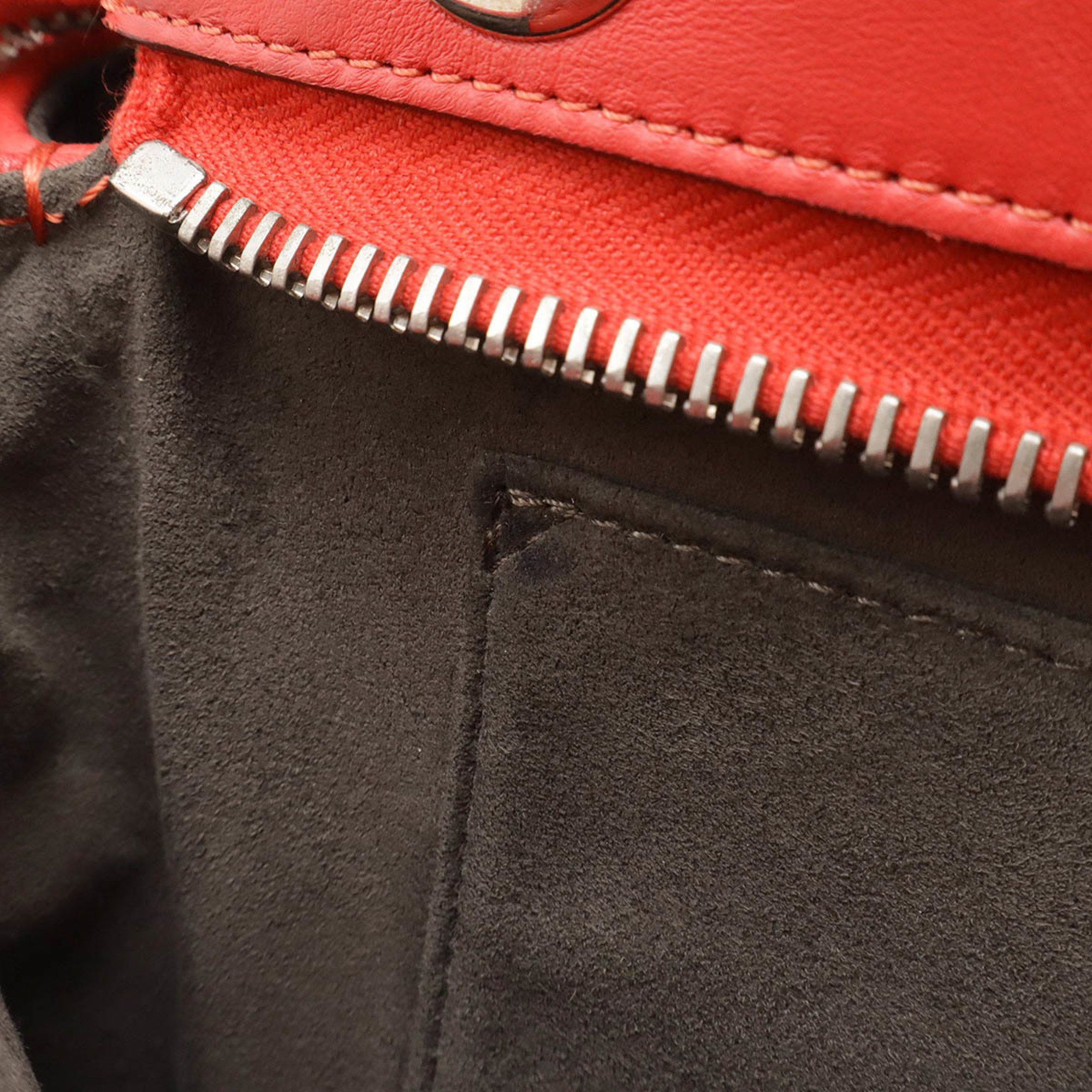 Fendi FENDI Fendi.com Click Chain Shoulder Bag Leather Red Pouch Missing 8BN299 Size ONE SIZE - 9 Thumbnail