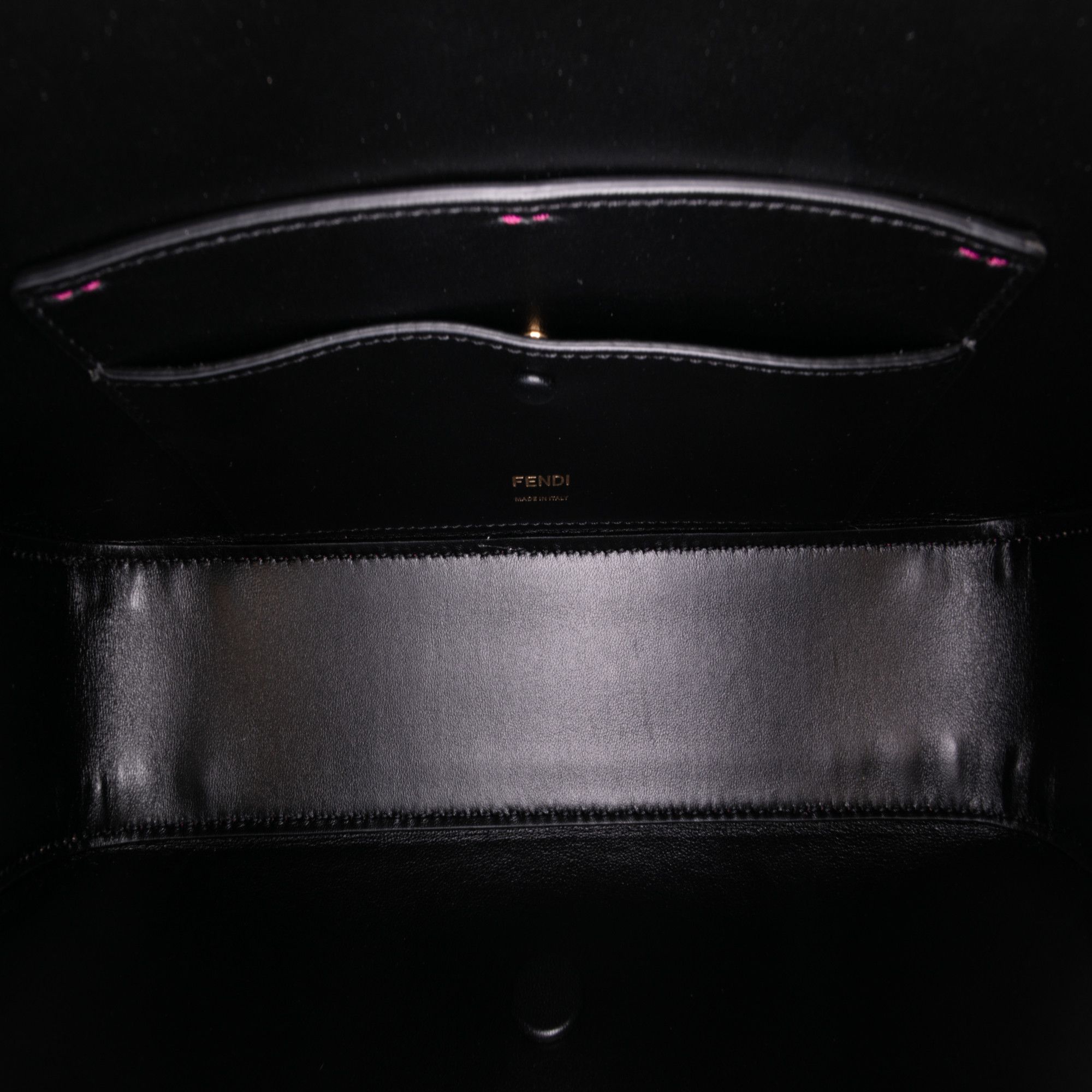 Fendi Stefano Pilati Nappa Twist Baguette Satchel